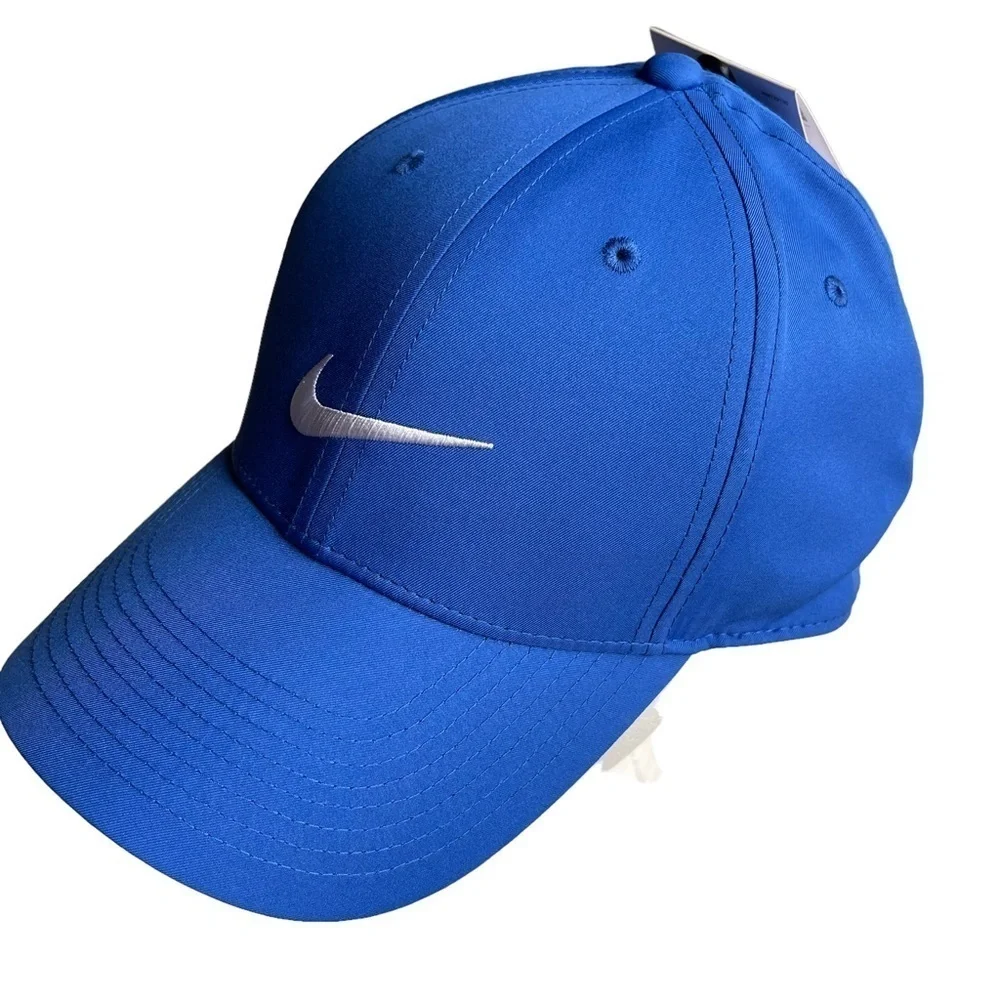 Nike Legacy91 Blue White Dri-Fit Adjustable Strapback Hat Cap NWT